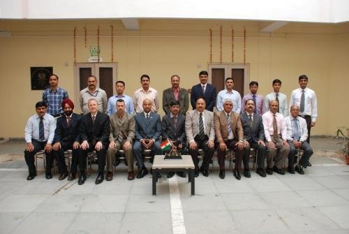Group photograph of trainee officers and CDTS Staff